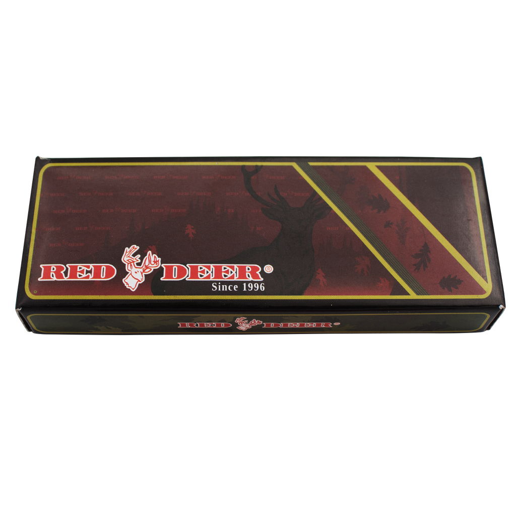 9 in Orange Camo Red Deer Folding Knife (No Sheath), , Panther Trading Company- Panther Wholesale