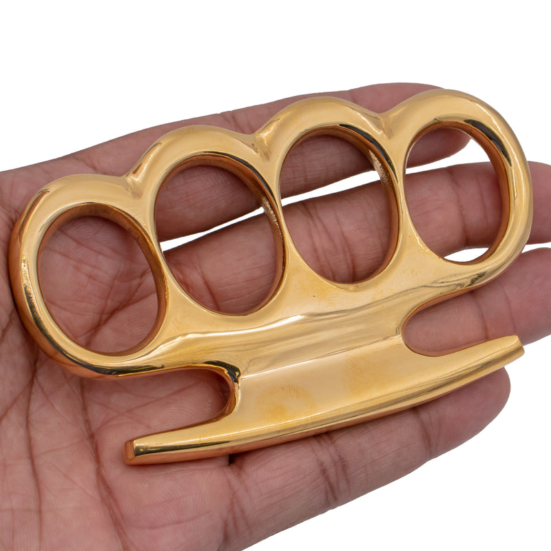 Real Ammo-Grade Brass Knuckles (Grooves)