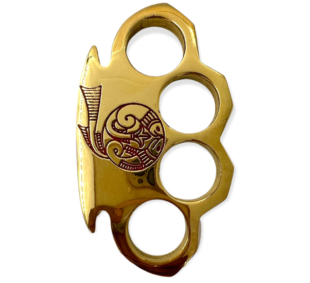 SOLID BRASS Knuckle Paperweight