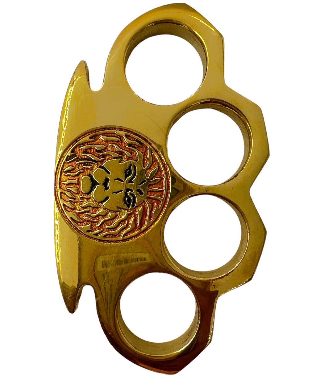 SOLID BRASS Knuckle Paperweight Lion