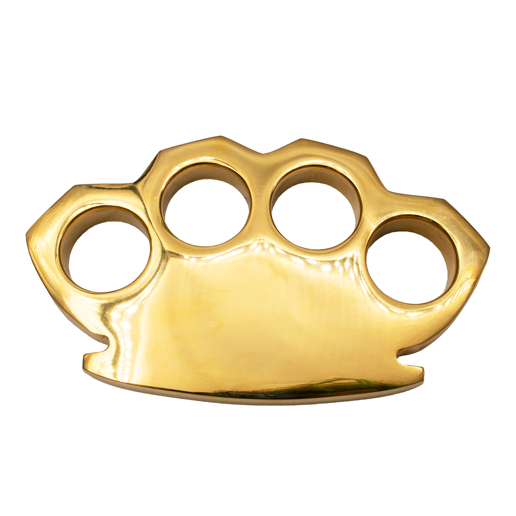 2.25 Pound EXTRA LARGE Heavy Duty Brass Knuckle Duster Paper Weight