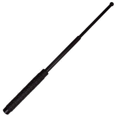 21 Inch Black Rubber Grip Expandable Baton