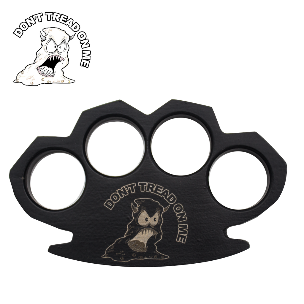 Angry Poo Don't Tread on me Steam Punk Black Solid Metal Paper Weight