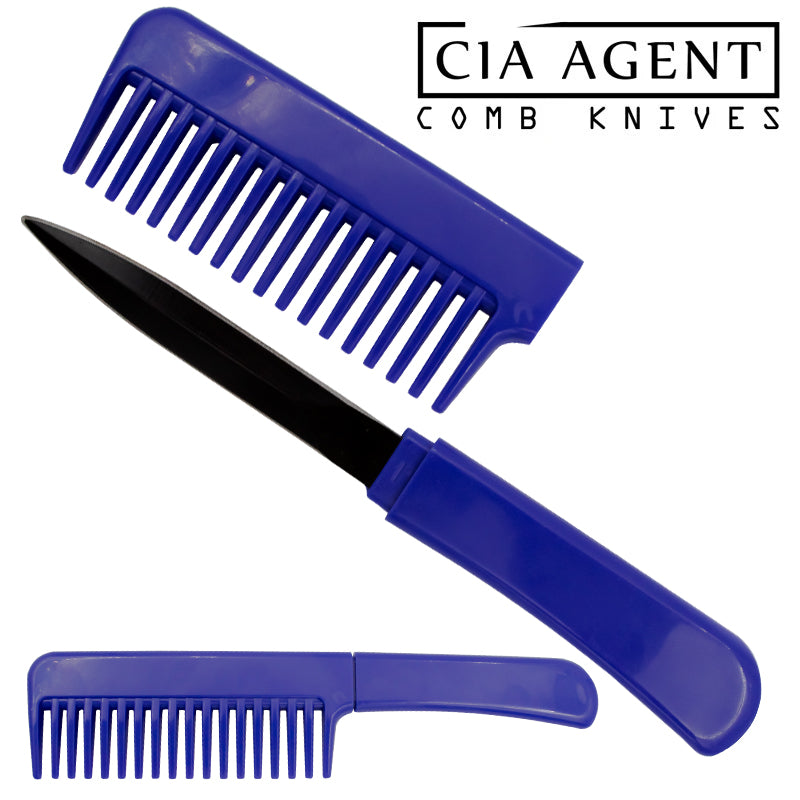 CIA Agent Comb Knife (Blue)
