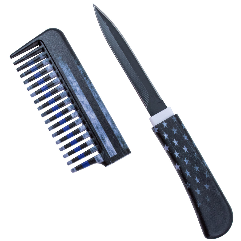 Comb Knife Blue Lives Matter