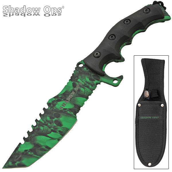 11 inch Shadow Ops Military Combat Knife CLD209, , Panther Trading Company- Panther Wholesale