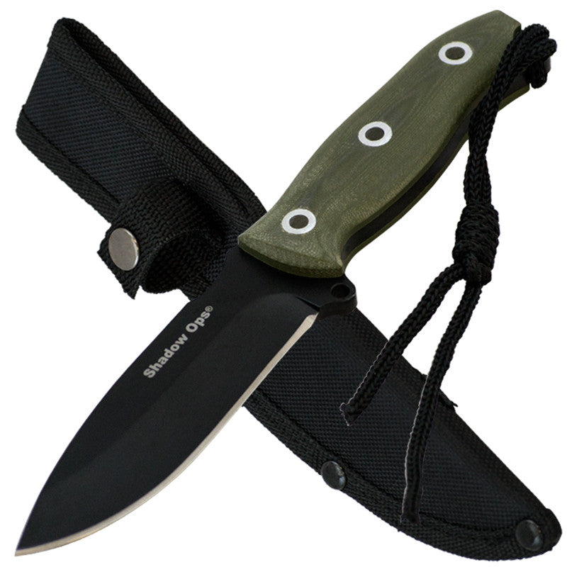 Shadow Ops Tactical Fixed Blade Knife With G-10 Handle, , Panther Trading Company- Panther Wholesale