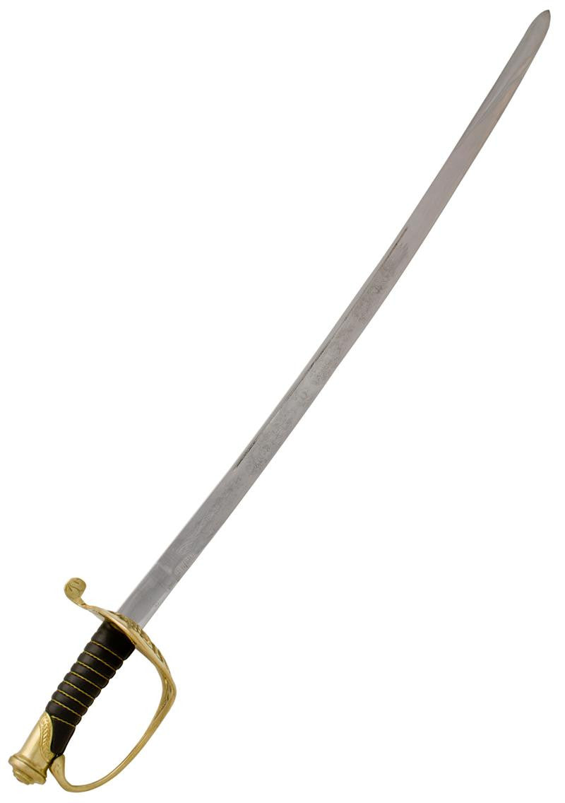 Civil War Engraved Sword With Carbon Steel Scabbard, , Panther Trading Company- Panther Wholesale