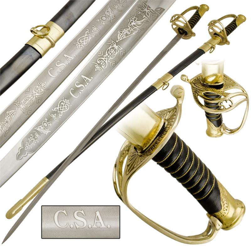 41 inch Main Man Shelby Officer's Sword, , Panther Trading Company- Panther Wholesale