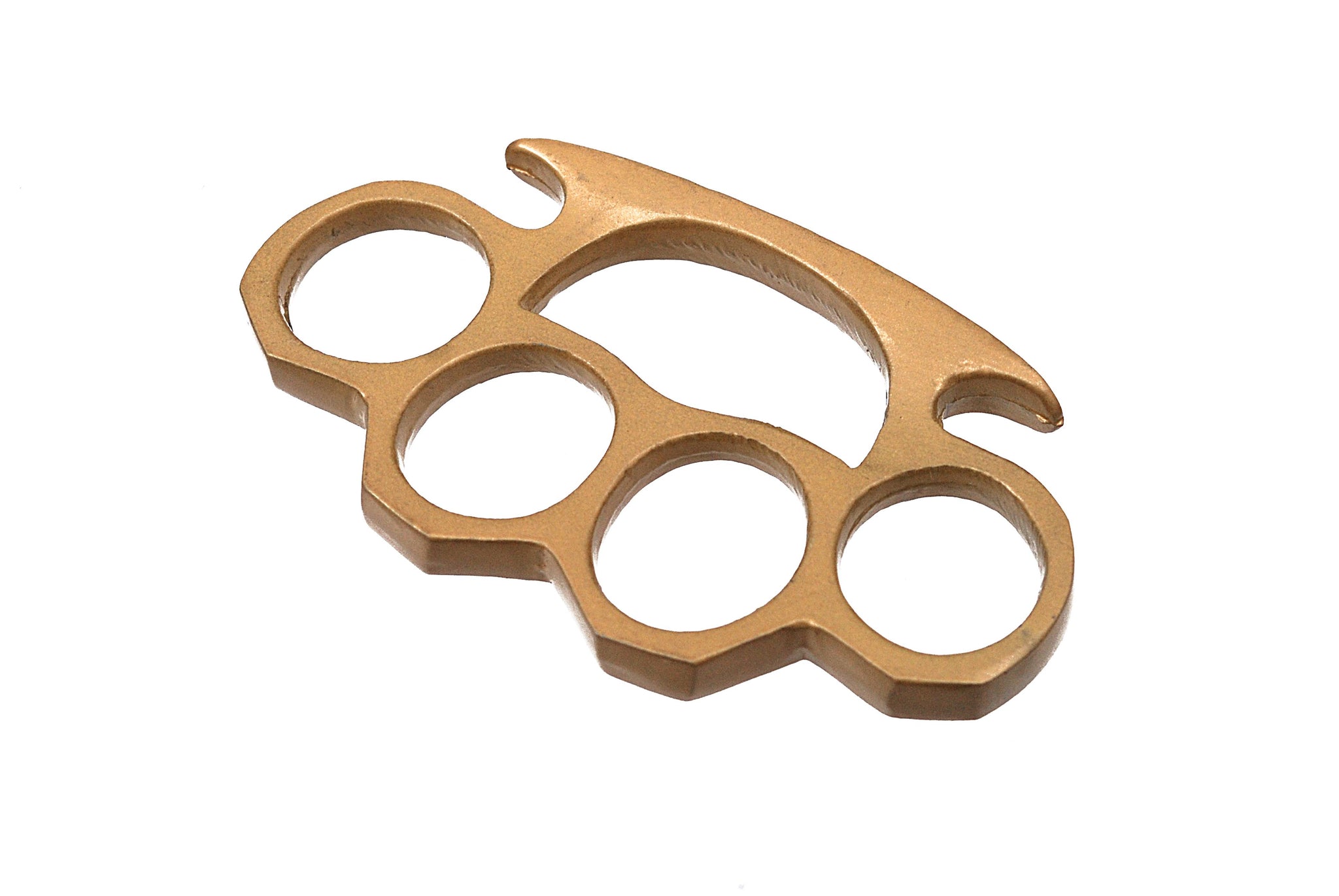 Solid Steel Knuckle Duster Brass Knuckle - Gold – Panther Wholesale