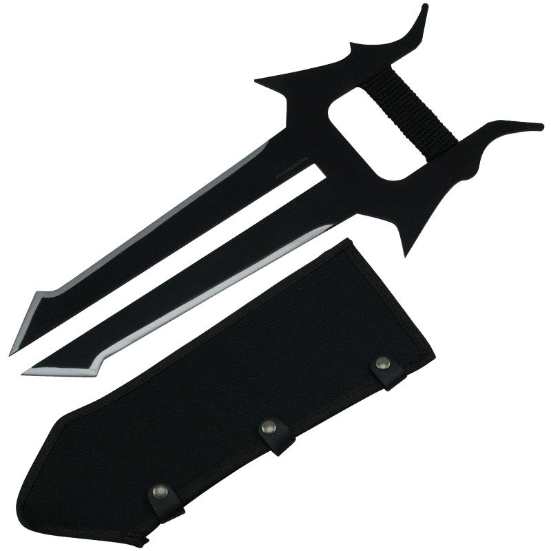 Duality Two Toned Blade Large Push Dagger, , Panther Trading Company- Panther Wholesale