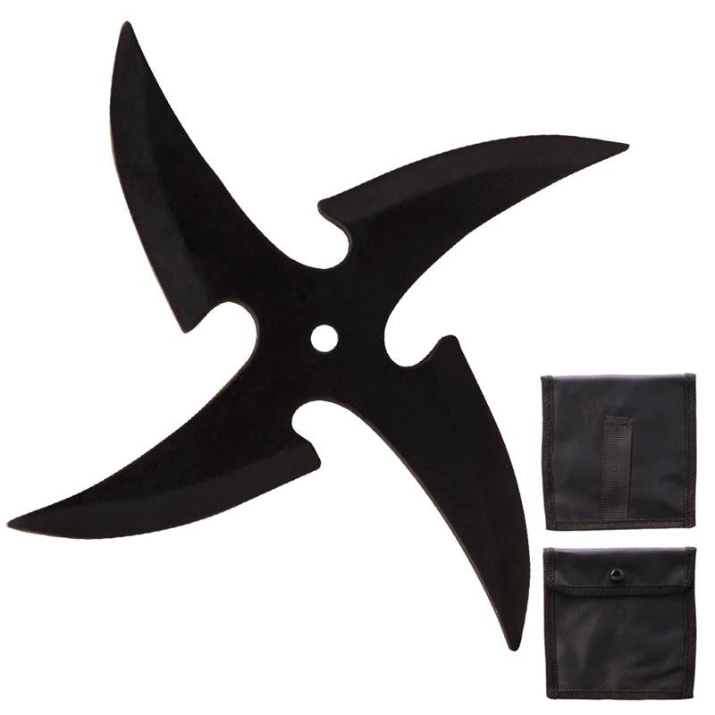 Black Assassin Stainless Steel Throwing Stars, , Panther Trading Company- Panther Wholesale
