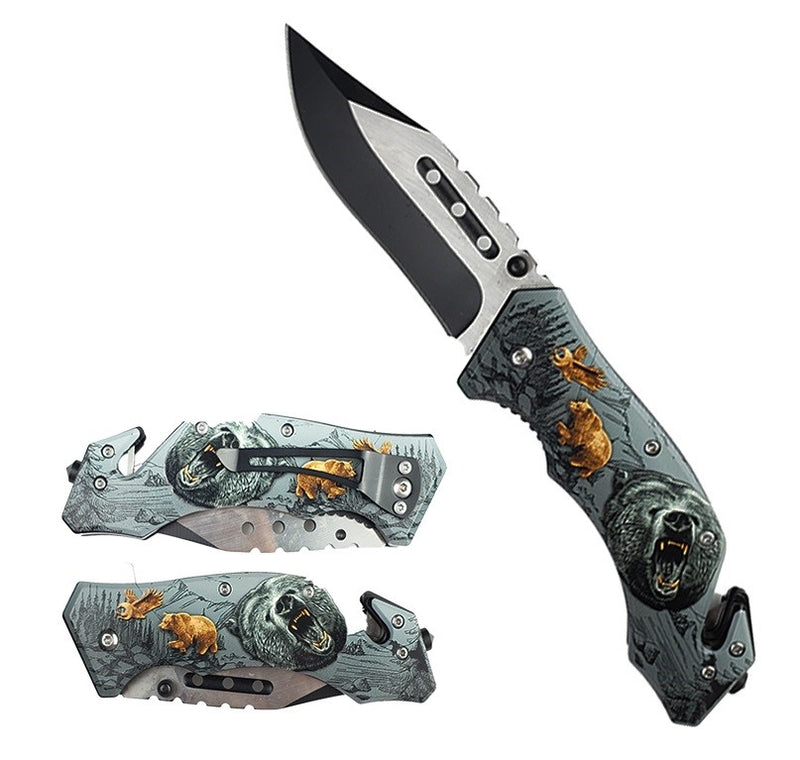 4.5" Assisted Pocket Knife Bear