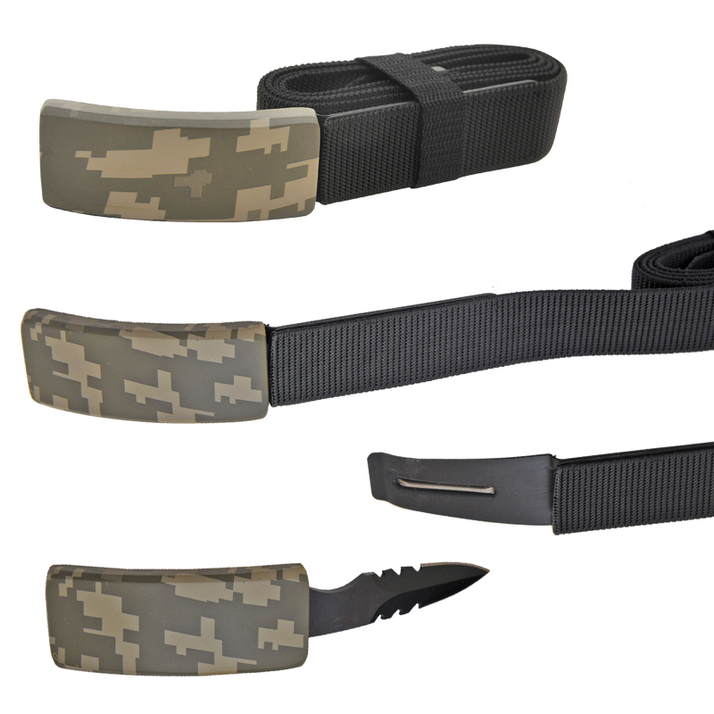 CIA Secret Agent public safety Belt Knife - Digital Camo