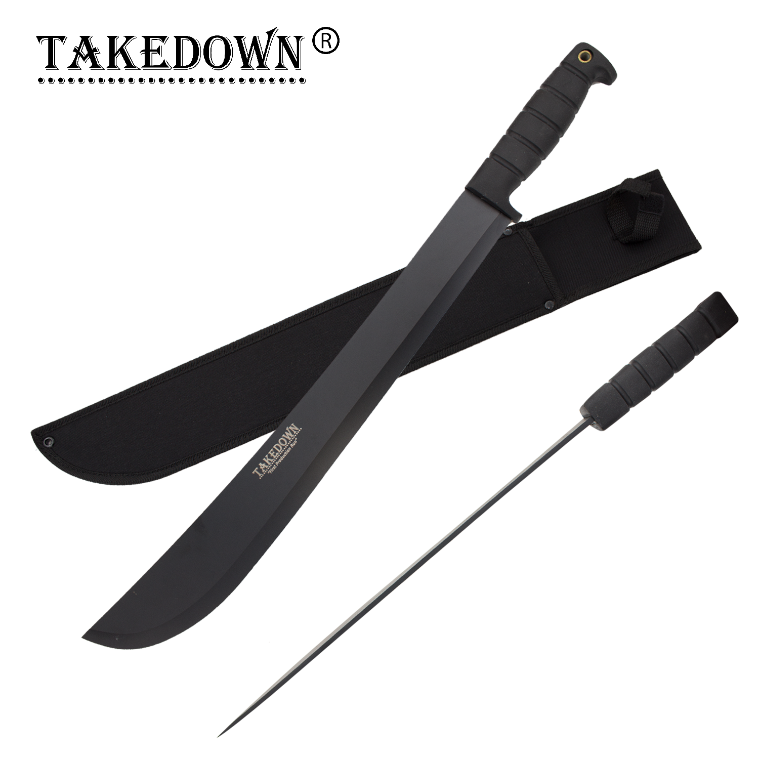 machete 専用 Shadow Ops® COMBATIBLE Large machete with case (BLACK