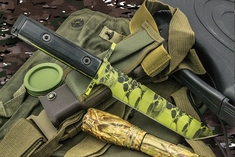 Heavy Duty Shadow Ops Bayonet Undead Skull, , Panther Trading Company- Panther Wholesale