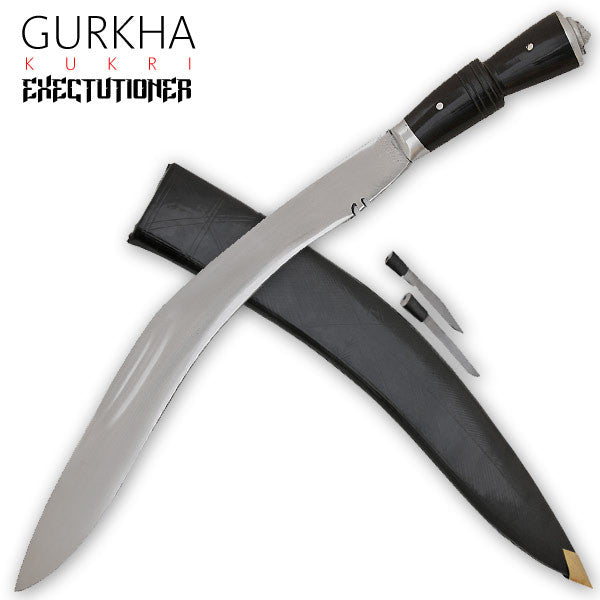 プーハリ　ククサ　V-Kalakanen Kuksa6002 Gurkha Kukri Executioner Machete (Black) – Panther Wholesale