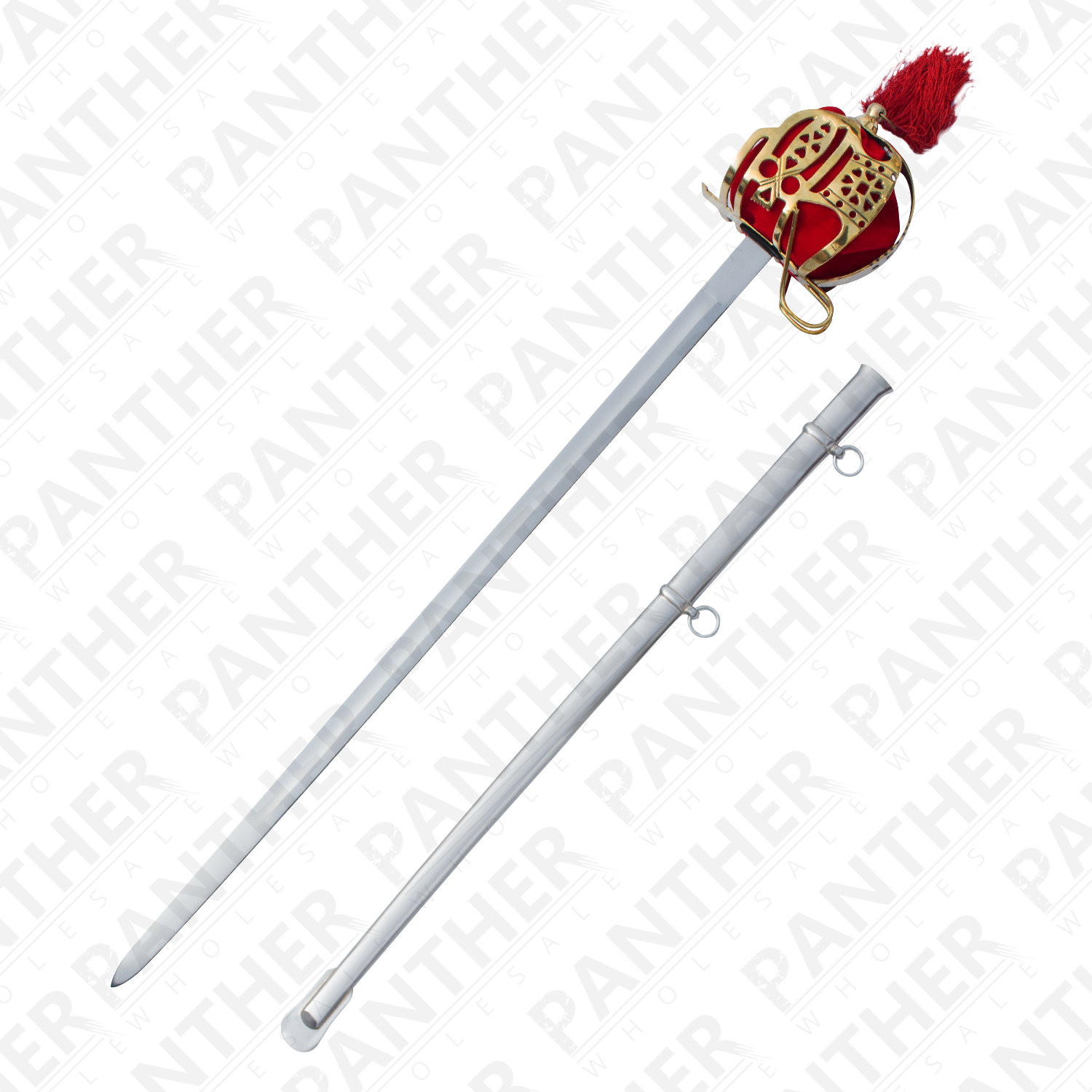 Historically Correct Scottish Highlander Basket Hilt Broadsword ...