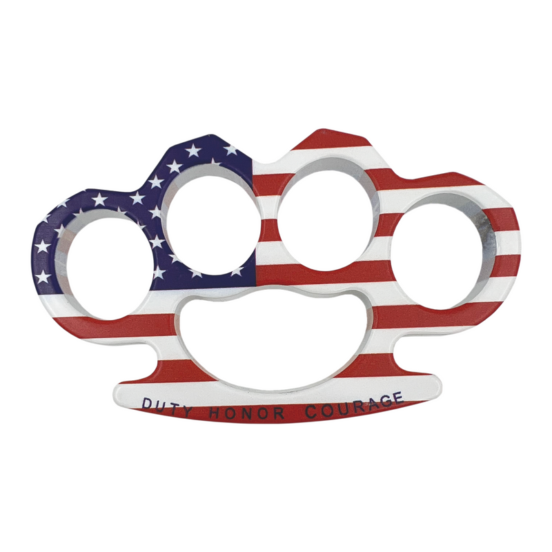 Heavy Duty Paper Weight Knuckle (USA Flag)