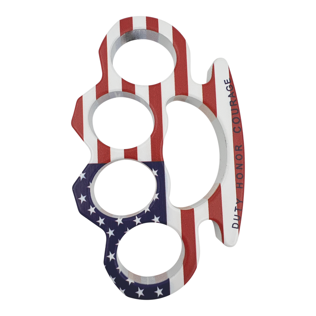 Heavy Duty Paper Weight Knuckle (USA Flag)