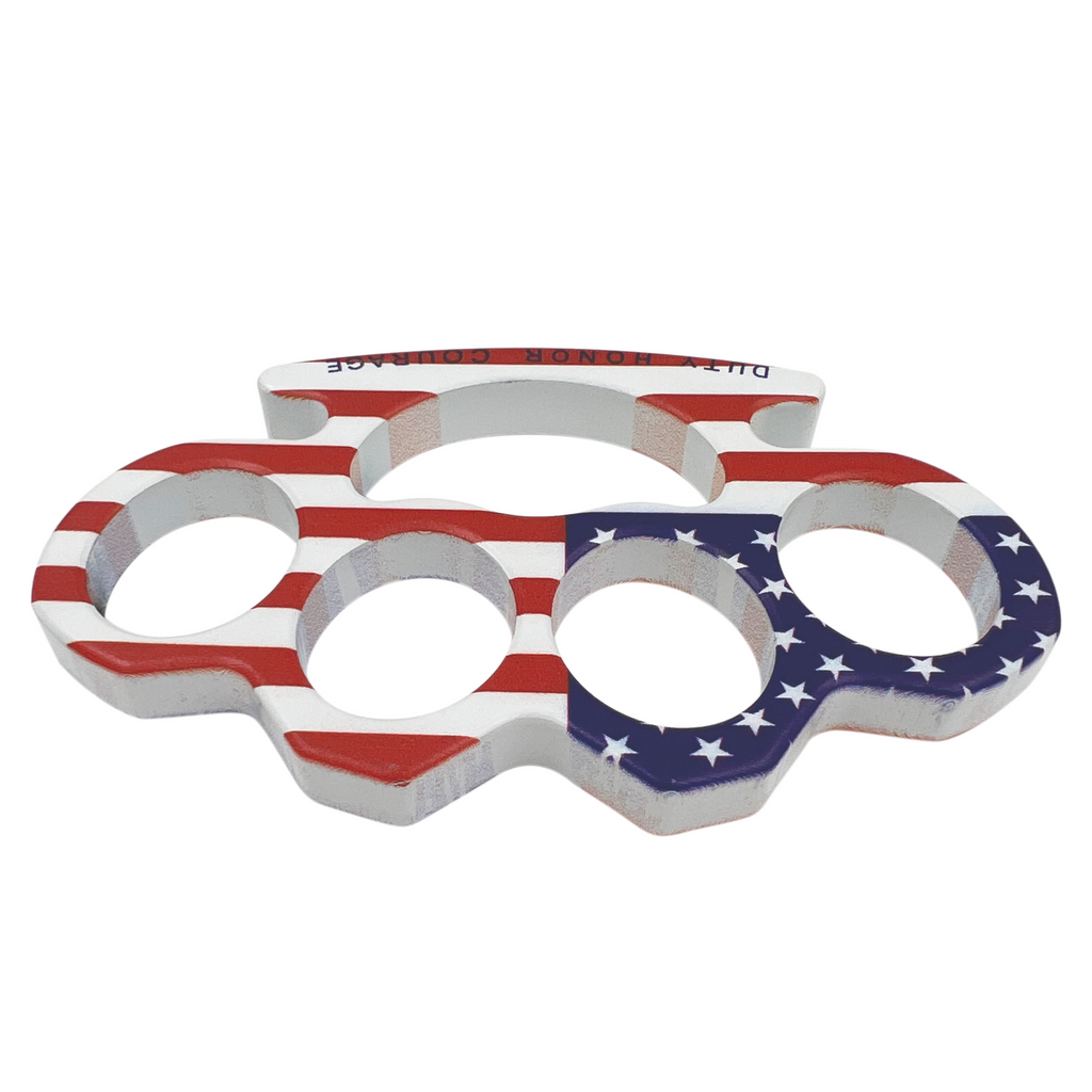 Heavy Duty Paper Weight Knuckle (USA Flag)