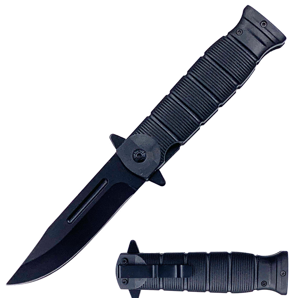 Dead of Night All Black 8.3 Inch Drop Point Knife