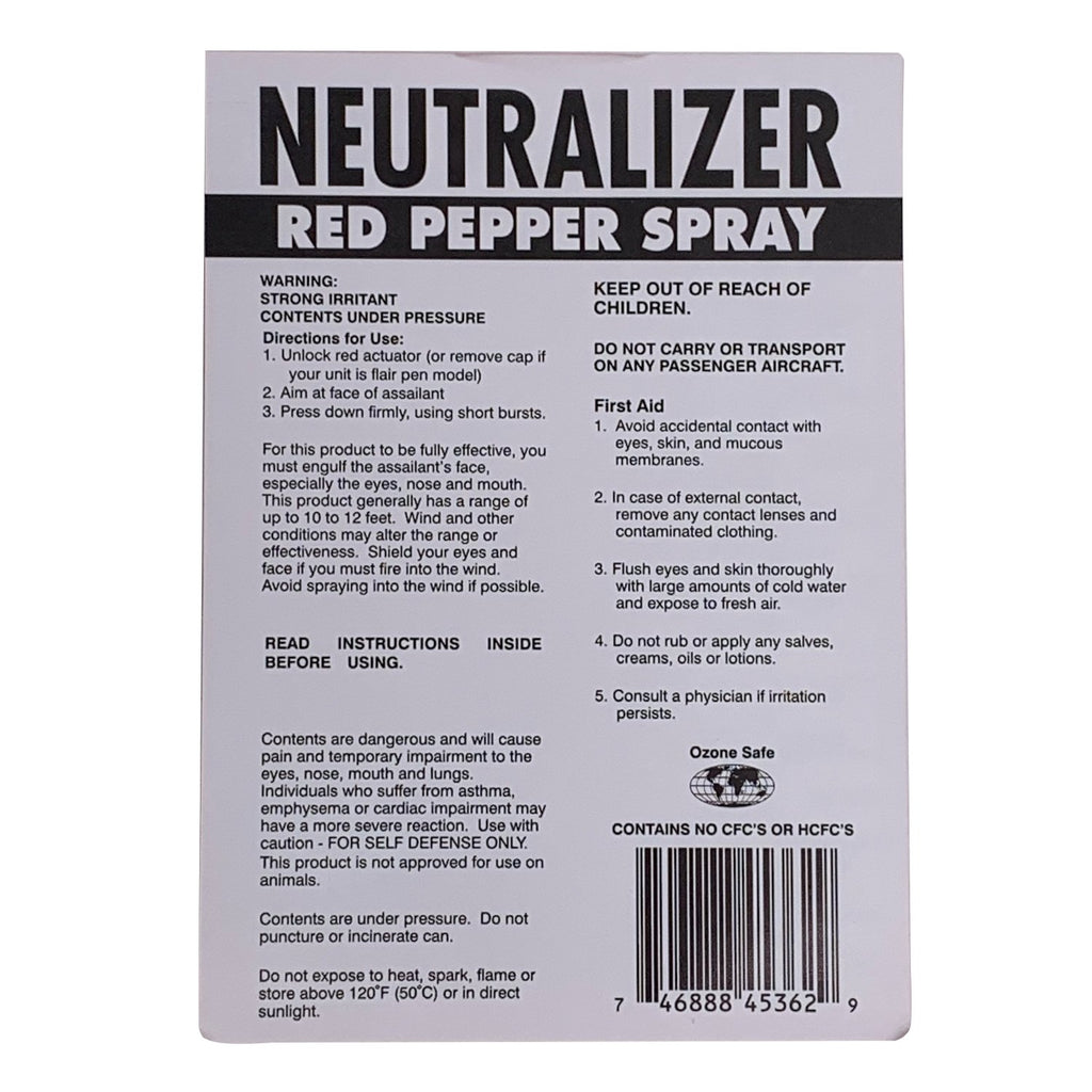 Neutralizer Pepper Spray - Orange