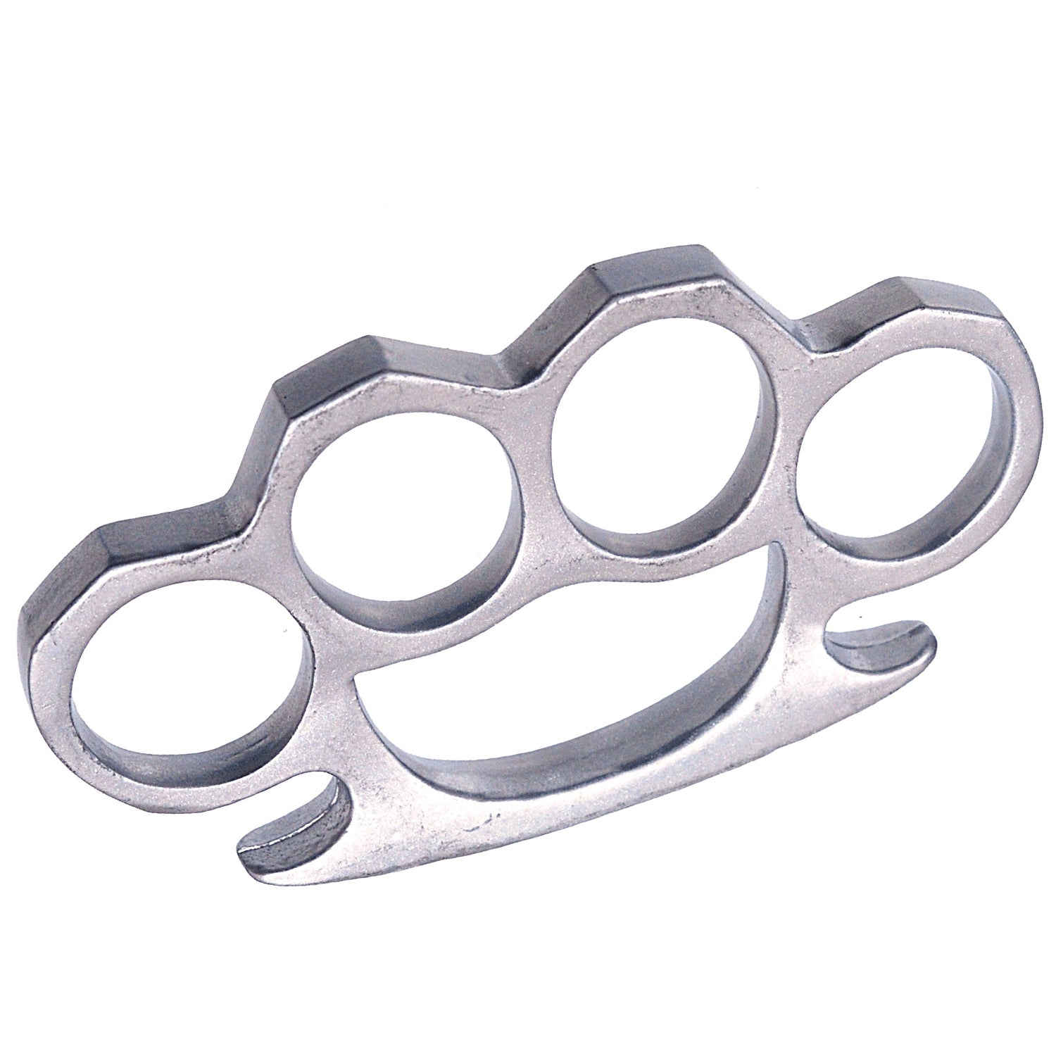 Solid Steel Knuckle Duster Brass Knuckle - Silver – Panther Wholesale