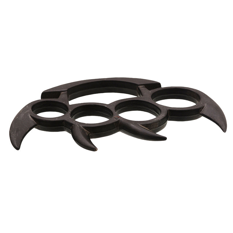 Claw Brass Knuckle Solid Steel - Black