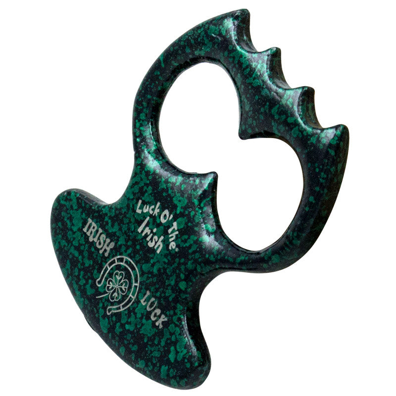 Luck O' The Irish Public Safety Bottle Opener - Green, , Panther Trading Company- Panther Wholesale