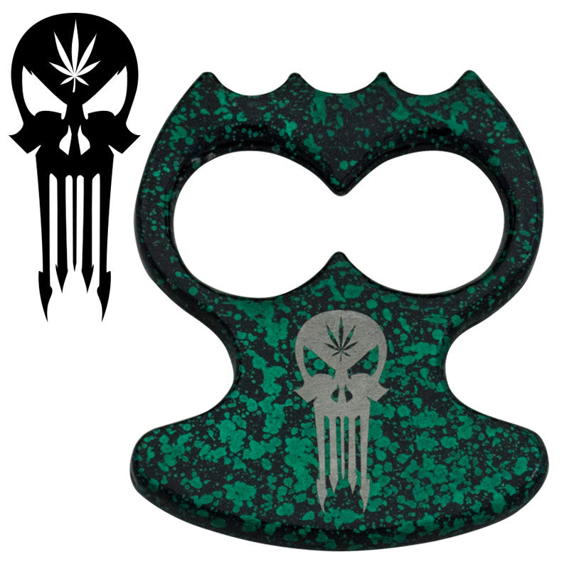 Skull Public Safety Bottle Opener - Green, , Panther Trading Company- Panther Wholesale