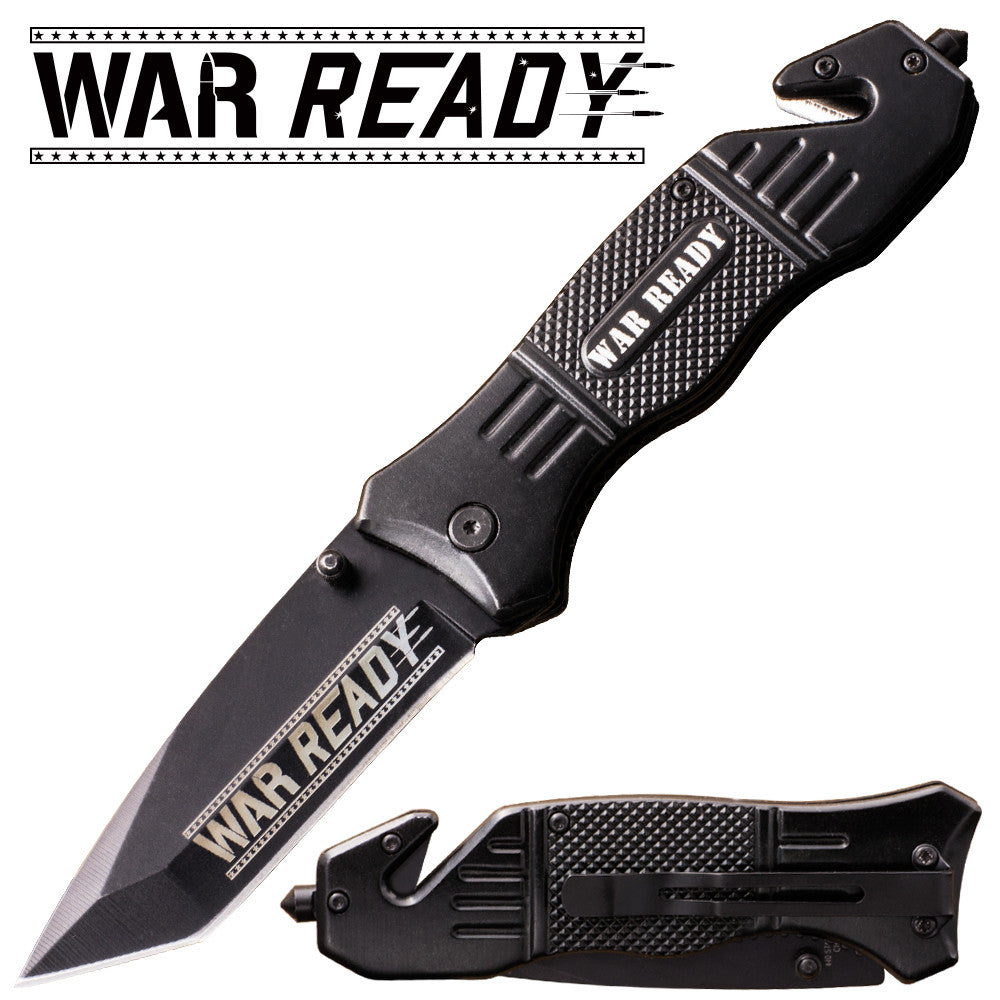 War Ready Action Liner Lock Tanto Blade Knife, , Panther Trading Company- Panther Wholesale