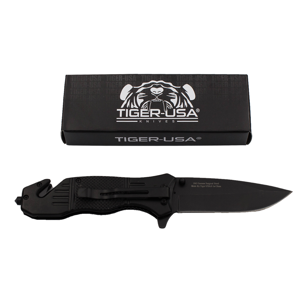 Protect Our Troops Action Liner Lock Drop Point Blade Knife, , Panther Trading Company- Panther Wholesale