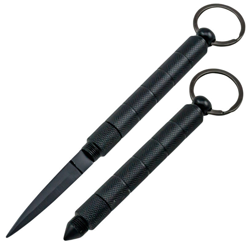 Kubotan Keychain Hidden Knife, , Panther Trading Company- Panther Wholesale
