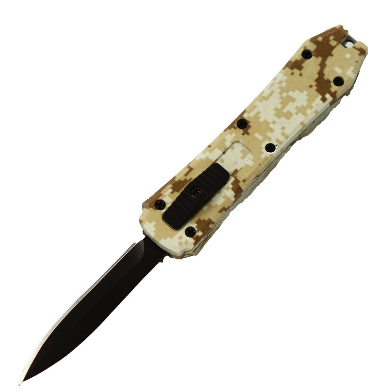 Mini Joker Dessert Camo Small OTF Pocket Knife