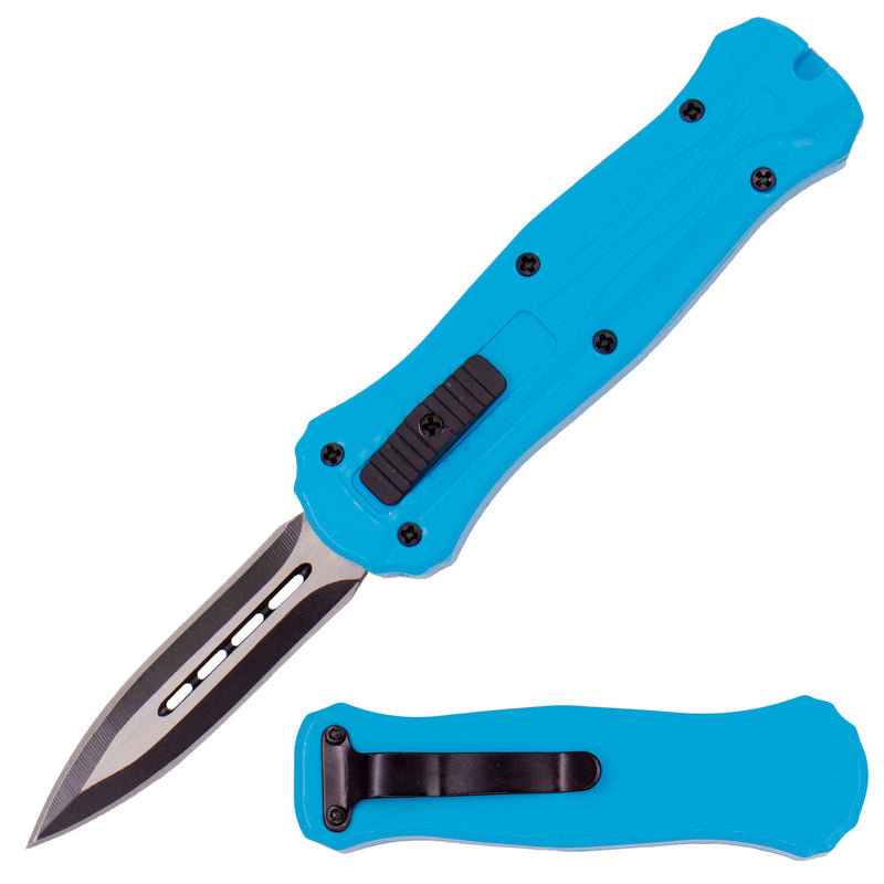 Miniature OTF Automatic Knife - Sky Blue