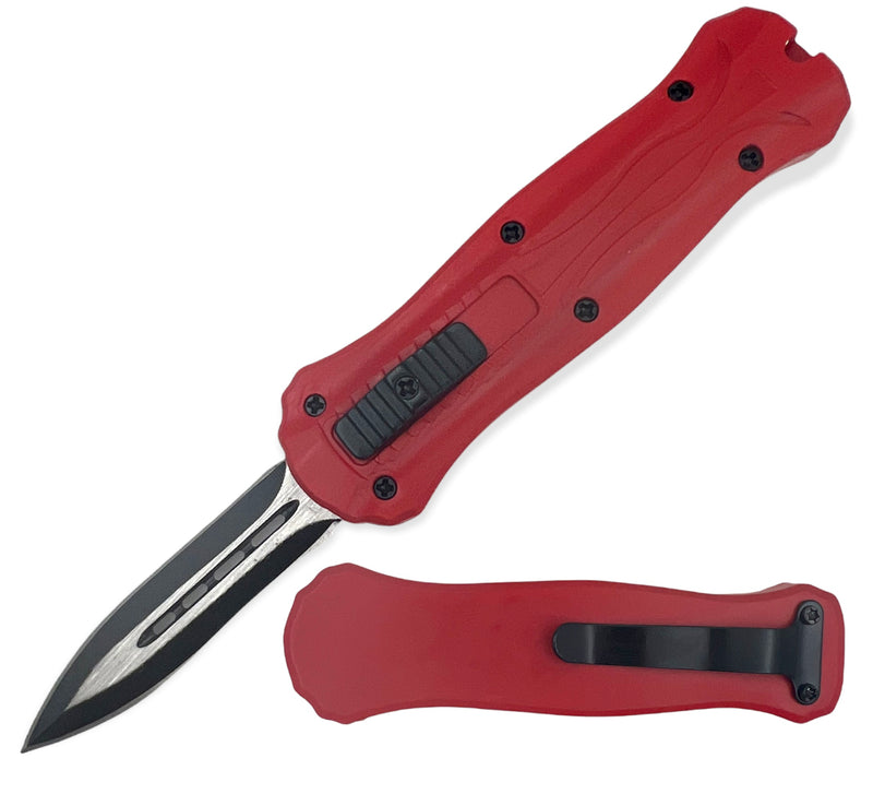 Miniature OTF Automatic Knife - RED
