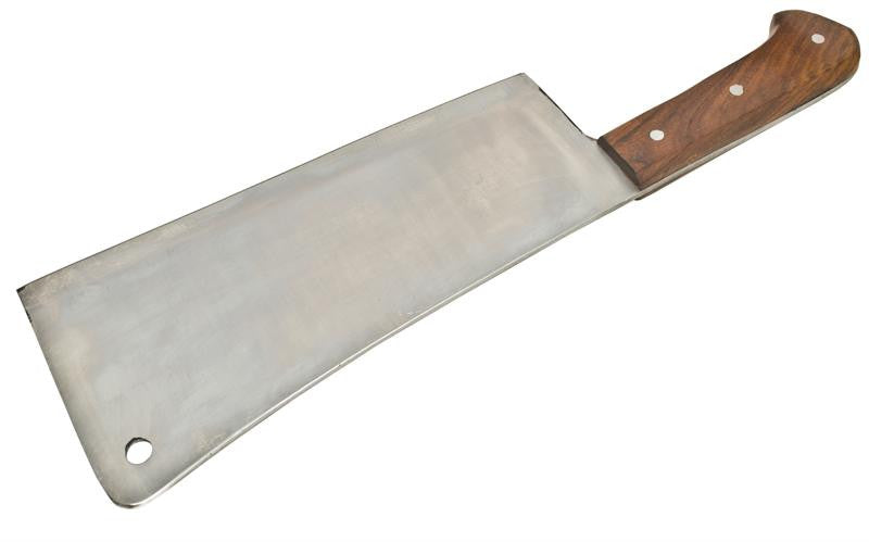 Wooden Handle Meat Cleaver 15.5 Inch with Full Tang Blade, , Panther Trading Company- Panther Wholesale