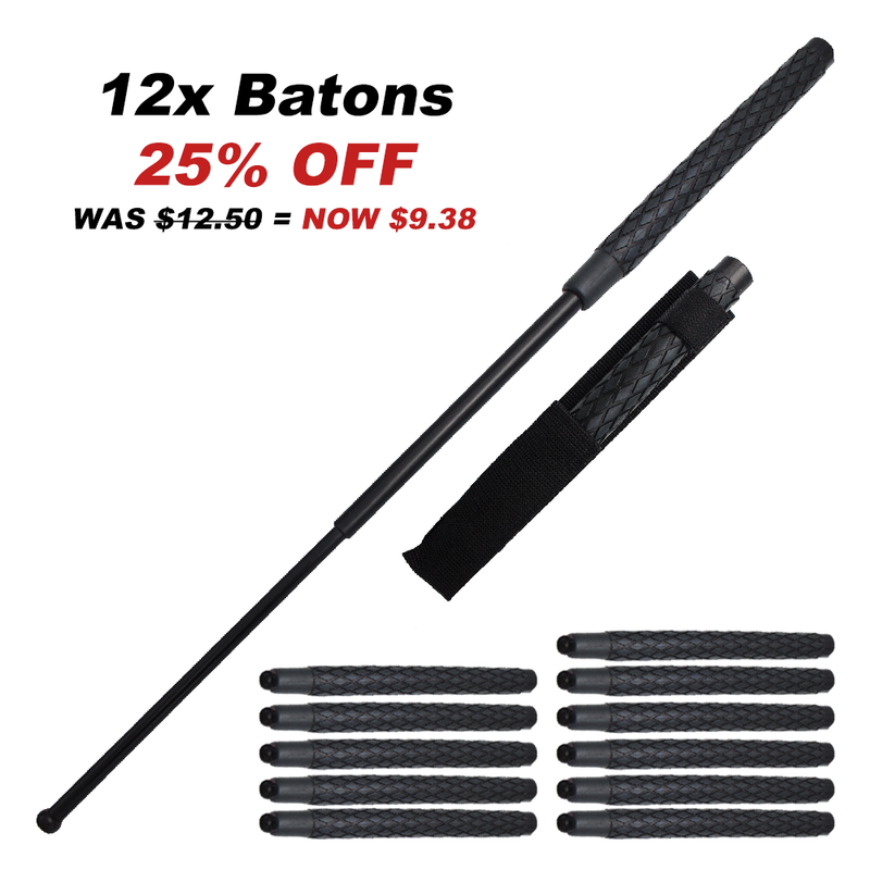 12x Bundle Pack of 29 Inch Police Baton Soild public safety Stick