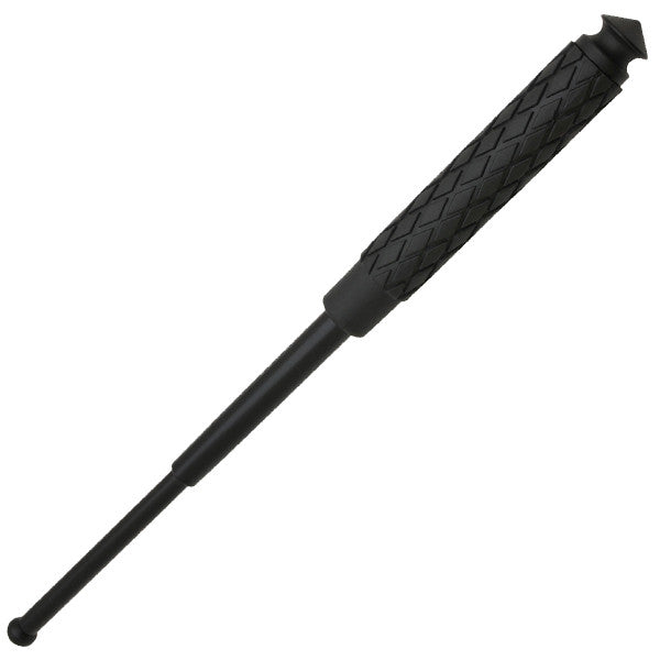 16 Inch Baton- Solid Steel Police Stick-With Window Breaker, , Panther Trading Company- Panther Wholesale