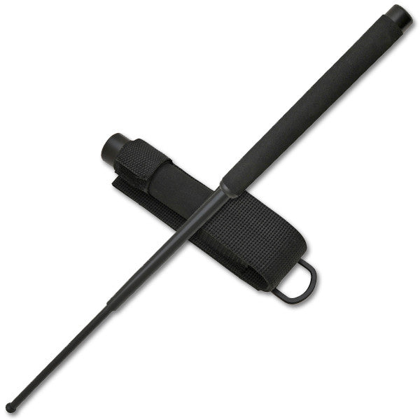 26 Inch Foam Handle Baton - Solid Steel Police Grade w/ Free Case, , Panther Trading Company- Panther Wholesale