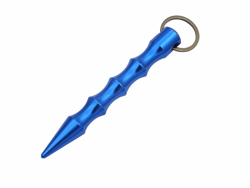 State Of The Art Wavy Kubotan Keychain - Blue