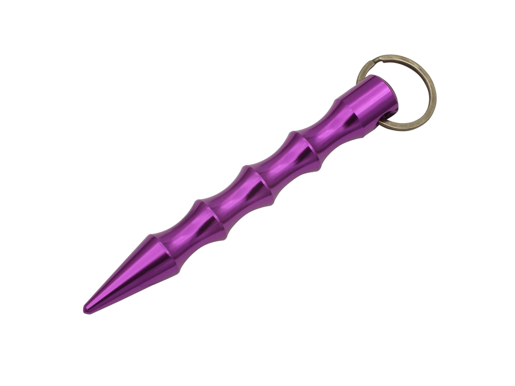 State Of The Art Wavy Kubotan Keychain - Purple