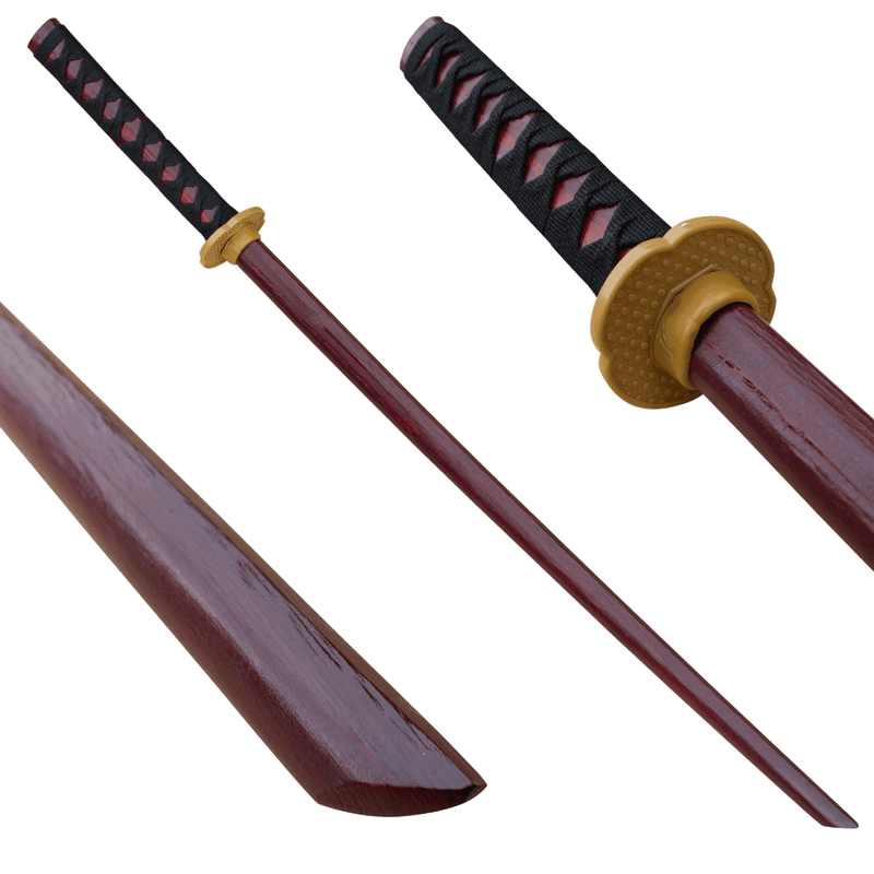 Dark Brown Bokken Wood Practice Sword, , Panther Trading Company- Panther Wholesale