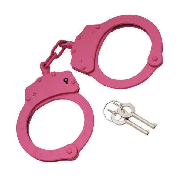 Double Lock Stainless Steel Handcuffs, , Panther Trading Company- Panther Wholesale