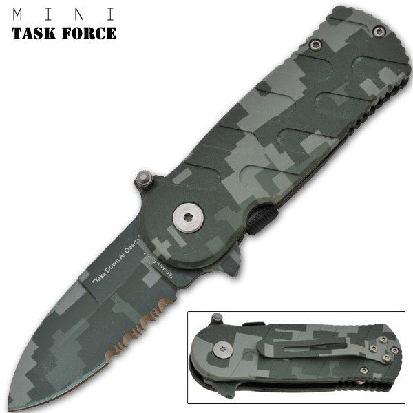 6.5 Inch Task Force Trigger Action Knife, , Panther Trading Company- Panther Wholesale