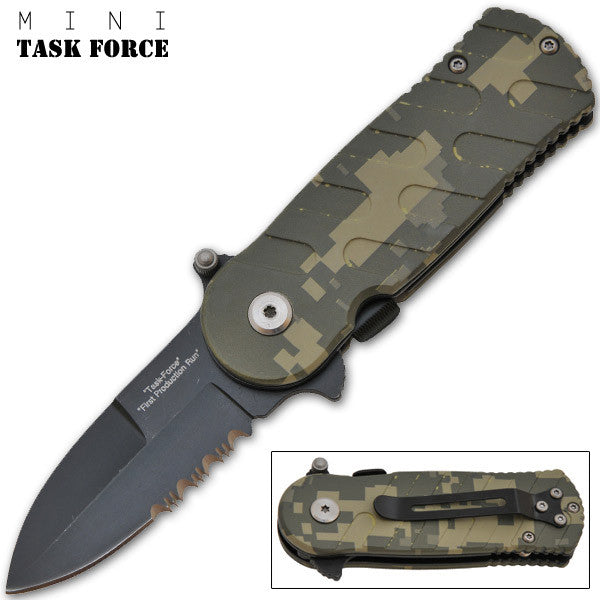 6.5 Inch Task Force Trigger Action Knife, , Panther Trading Company- Panther Wholesale