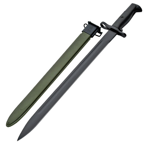 21.5 Inch M1 Garand Bayonet With War Green Sheath, , Panther Trading Company- Panther Wholesale