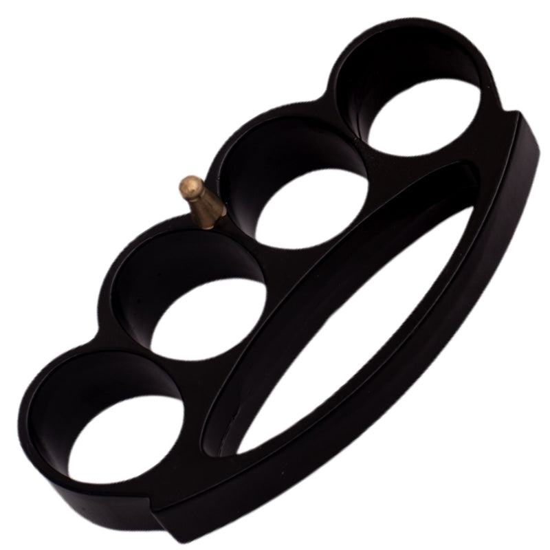 Solid Steel Brass Knuckle Buckle Good Buddy - Black