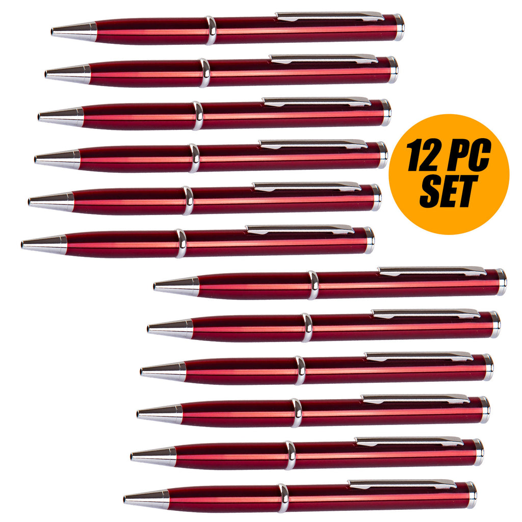 Pen Knife 12 PIECES Set - Red